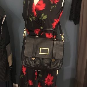 Black Leather Marc by Marc Jacobs Bag